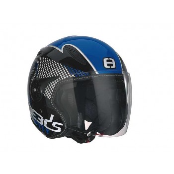 Helm Speeds Jet City Speed Zwart / Blauw