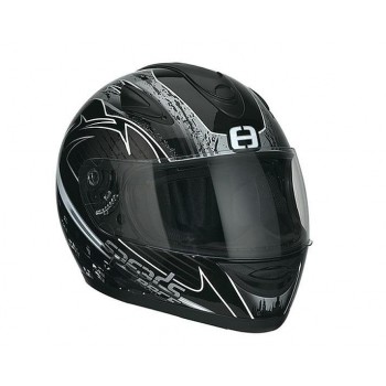 Helm Speeds integraal Race Graphic Zilver