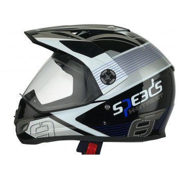 Helm Speeds X-Street Graphic Blauw