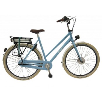 Elektrische fiets Bikkel Ibee Dotcom Dames Nexus 3V 14,5A Daisy blue