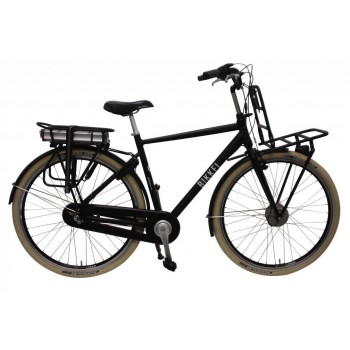 Elektrische fiets Bikkel Ibee Dotcom Heren Nexus 3V 14,5A Satin black