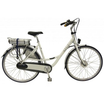 Elektrische fiets Bikkel Ibee Mama Dames Nexus 7V 14,5A White with coloured bubbles