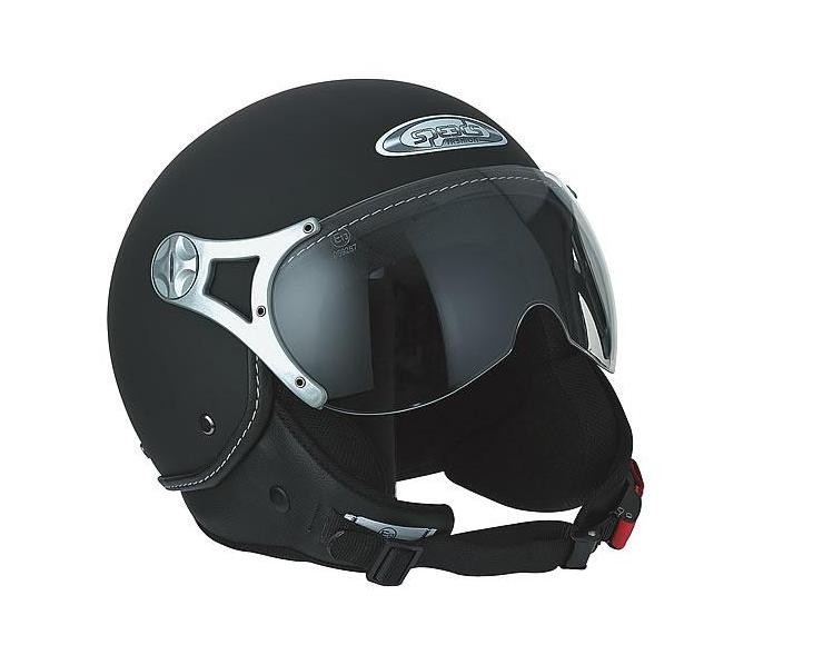 Helm Speeds Jet Fashion Soft Touch Zwart