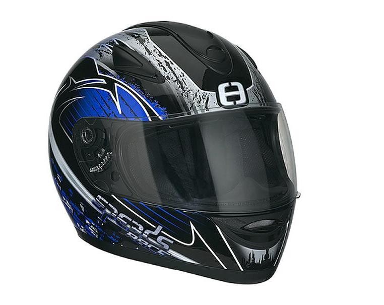 Helm Speeds intergraal Race Graphic Blauw