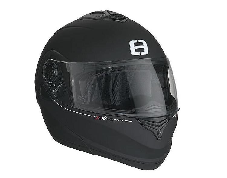 Helm Speeds Systeem Flip-Up Comfort Soft Touch Zwart