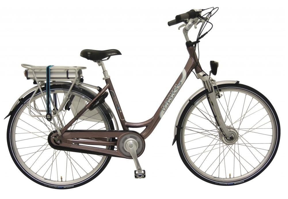 Elektrische fiets Bikkel Dames Ibee T2 Nexus 7V 14,5A Taupe