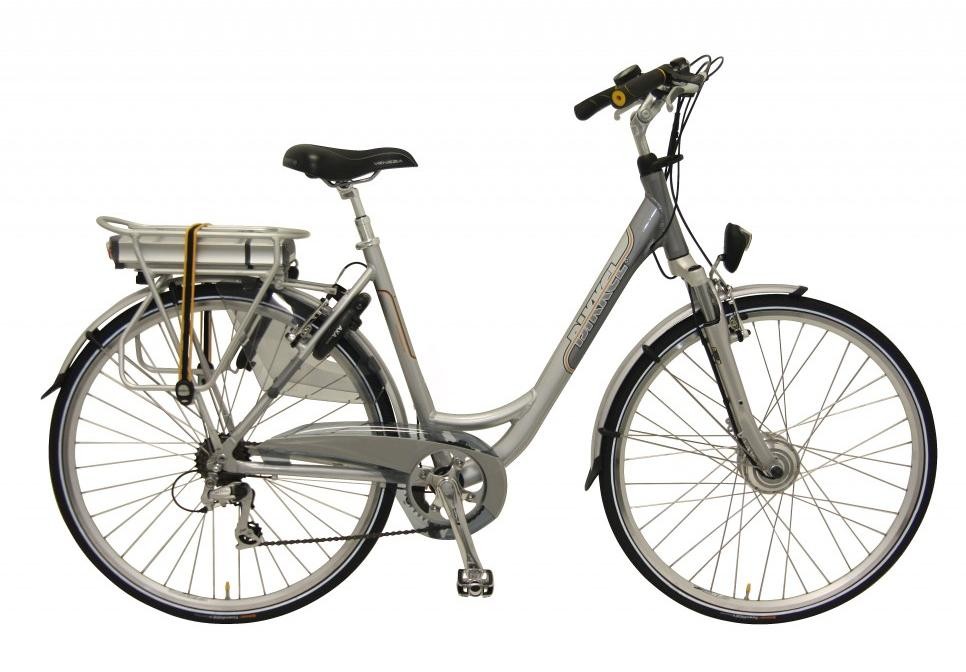 Elektrische fiets Bikkel Dames Ibee S1 Derailleur 7V 14,5A Silver / Platinum