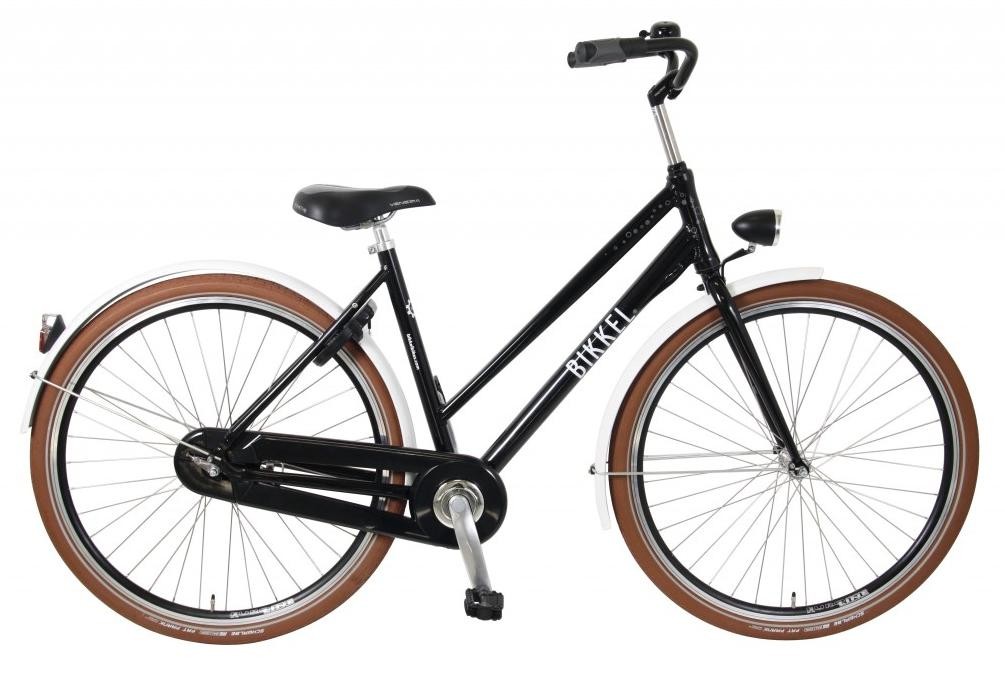 Fiets Bikkel Dotcom Nexus 3V Dames Shiny Black