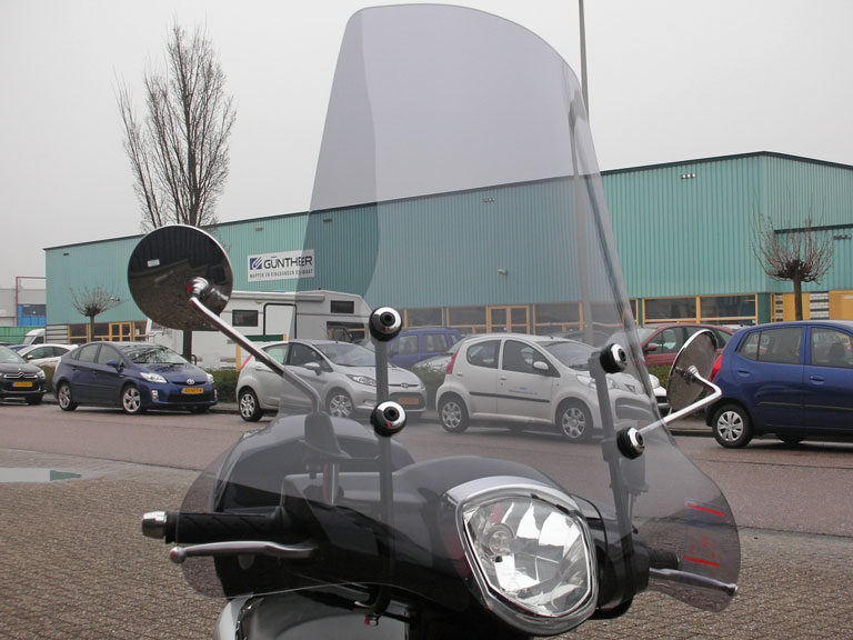 Windscherm Ecoline Kymco Like Smoke Hoog Model