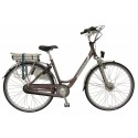Elektrische fiets Bikkel Dames Ibee T2 Nexus 7V 14,5A Taupe