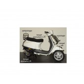 VWP Vespa Sierbeugelset Mat Zwart Vespa LX