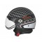 Helm Speeds Jet Cool Graphic Mat Zwart / Wit