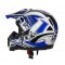Helm Speeds Cross ll Graphic Blauw